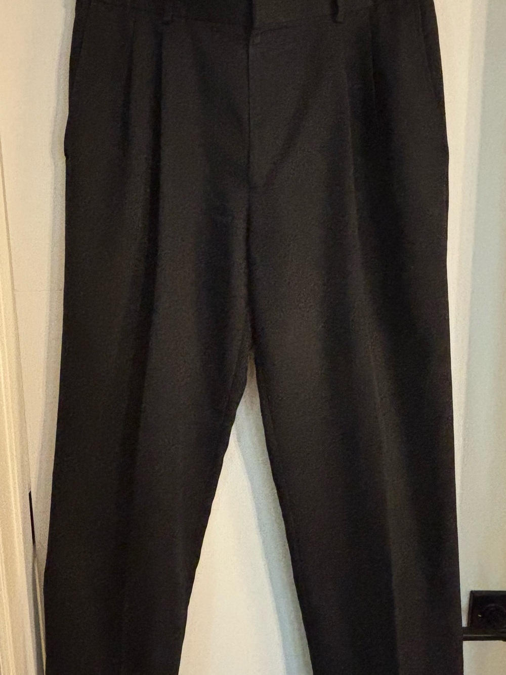 Men's Black Dress Pants - Classic Tailored Trousers